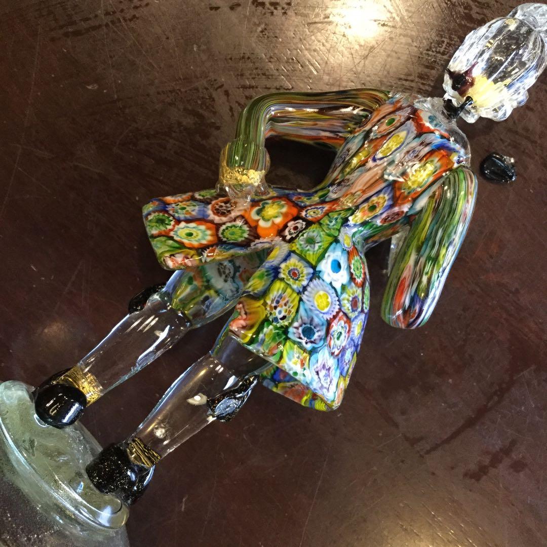 ベネチアングラス① お人形　新品未使用ですが破損