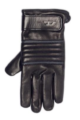 DIESEL 未使用美品グレン期ロゴ付きシープレザーグローブ