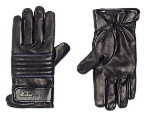 DIESEL 未使用美品グレン期ロゴ付きシープレザーグローブ