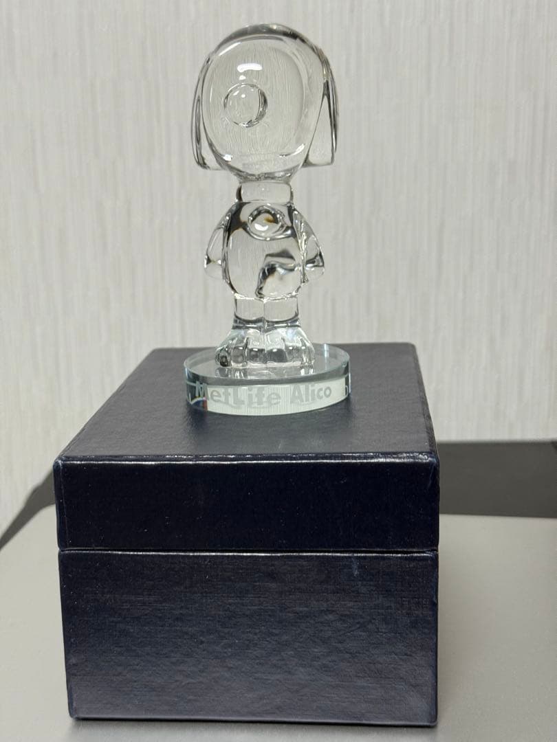 スヌーピー クリスタル 置物 非売品