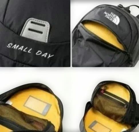 15L ノースフェイス　キッズ リュック　スモールデイ　ホイッスル　カーキ　安全