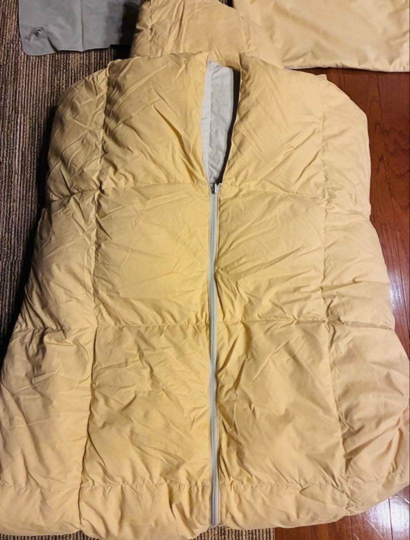 西川　ダウンシュラフ寝袋　羽毛布団150×200 エアピロー付き　未使用