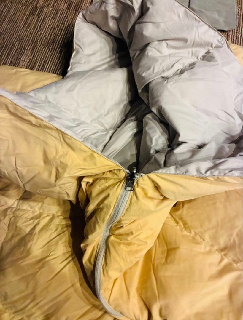 西川　ダウンシュラフ寝袋　羽毛布団150×200 エアピロー付き　未使用