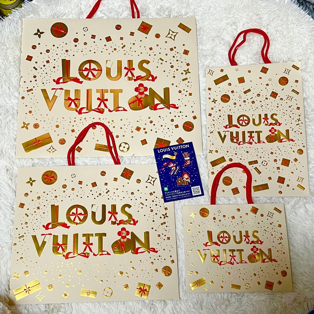 激レア！ルイヴィトン　クリスマス限定ショッパー&シール