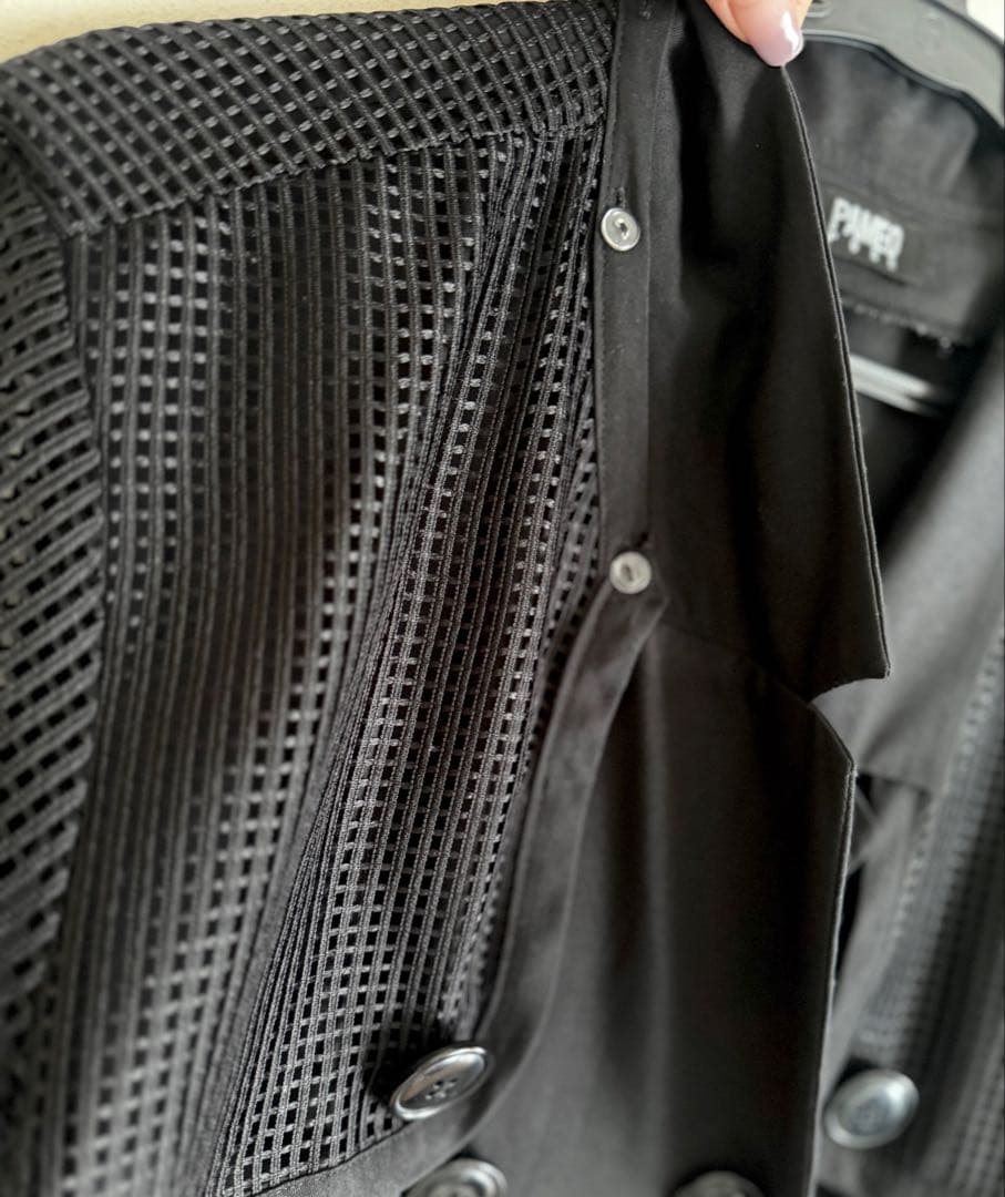 PAMEO POSE メッシュボレロオールインワン