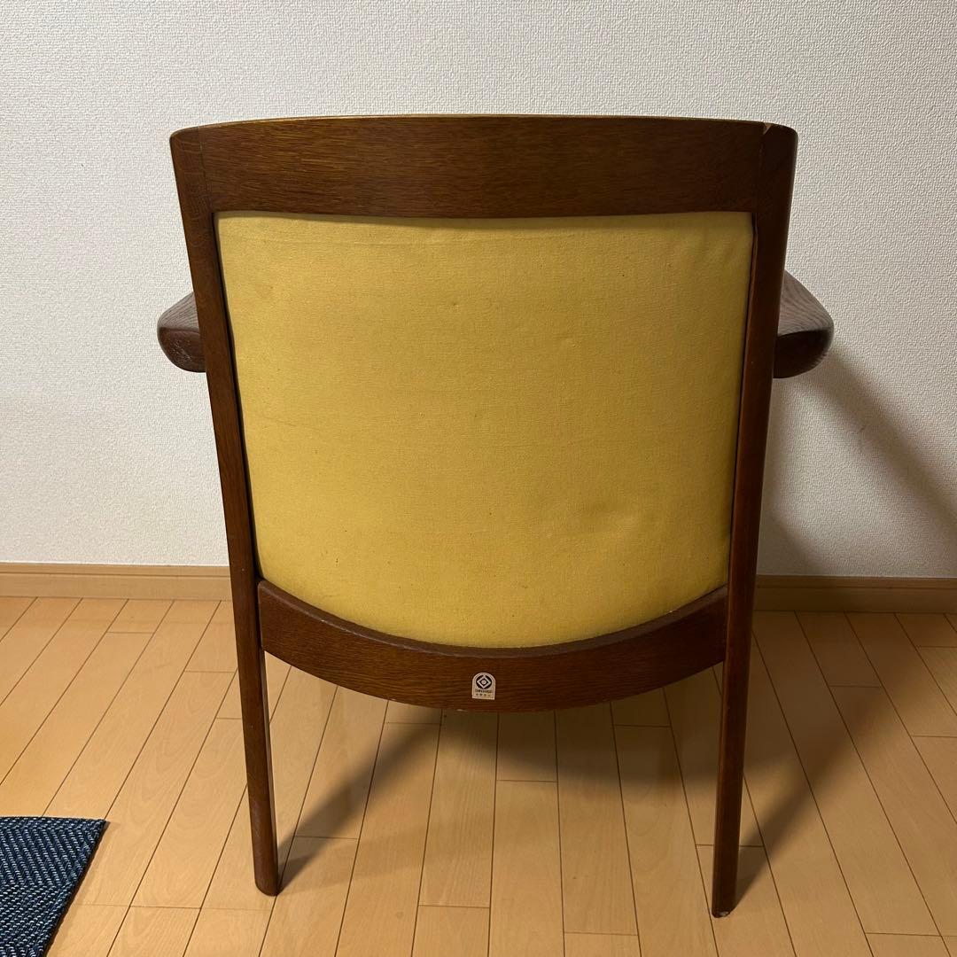 希少色 飛騨高山 SHIRAKAWA シラカワ ダイニングチェア 肘置き付き