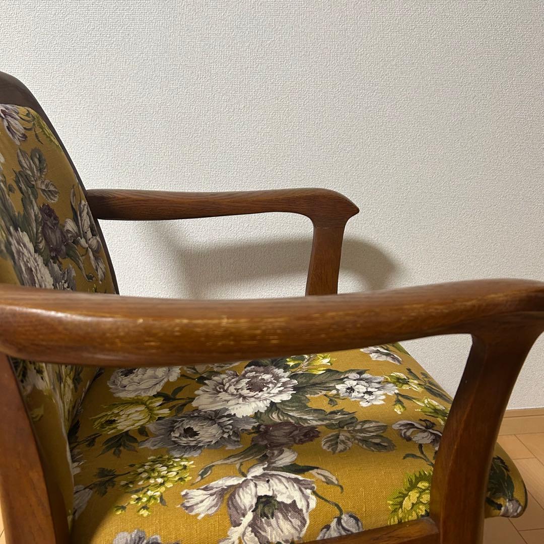 希少色 飛騨高山 SHIRAKAWA シラカワ ダイニングチェア 肘置き付き