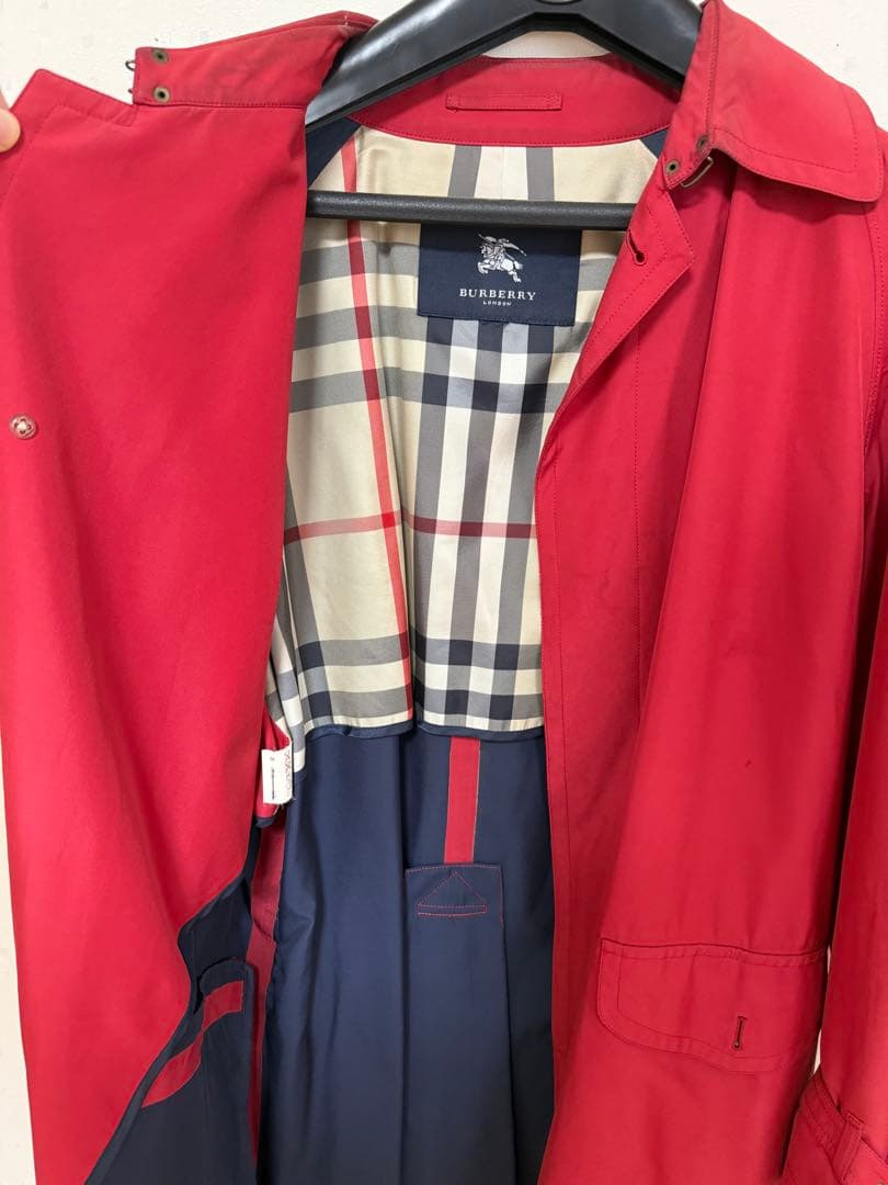 freeさん専用　Burberry レッド トレンチコート