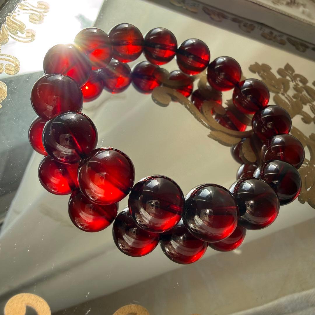 レッドアンバー✨️赤琥珀✨️ブレスレット✨️