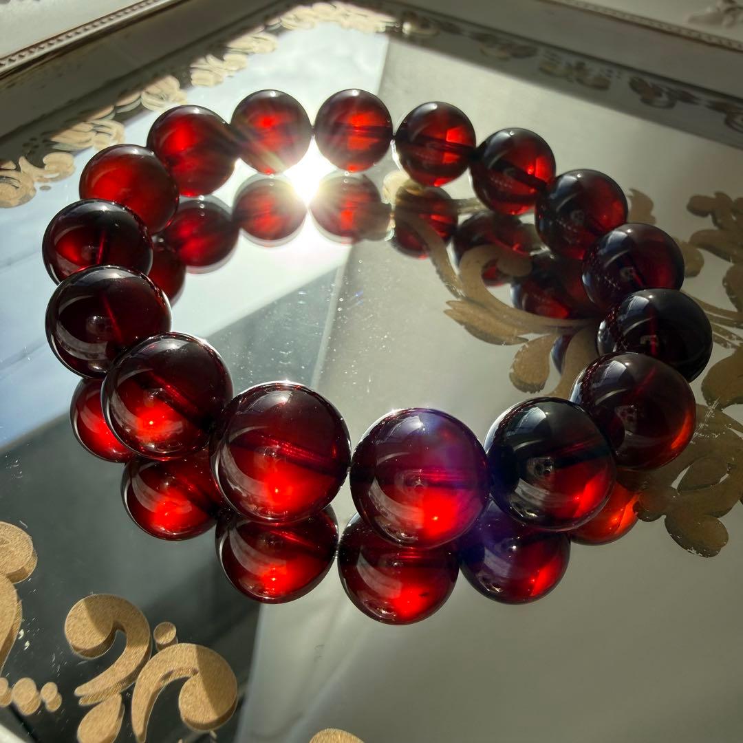 レッドアンバー✨️赤琥珀✨️ブレスレット✨️