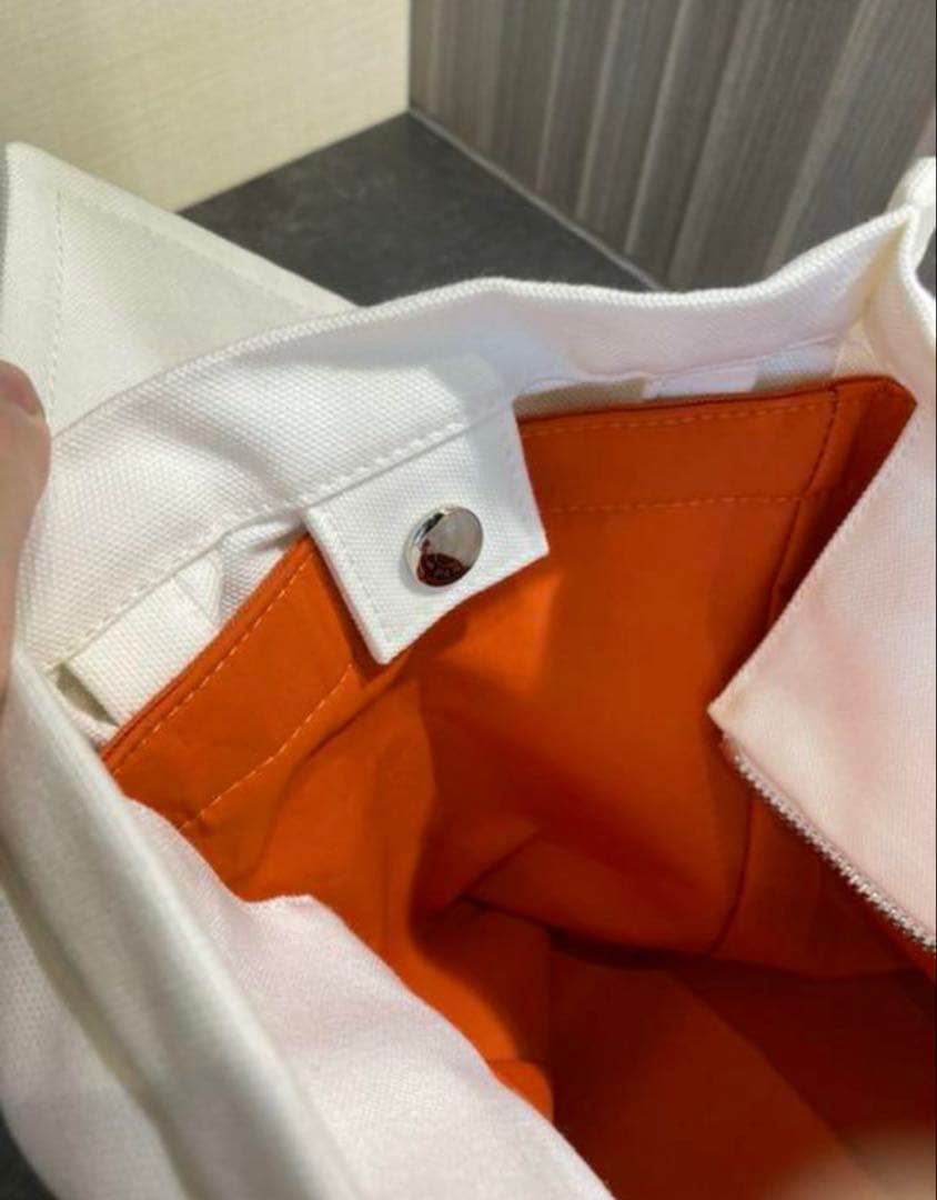 HERMES ホワイト マザーズバッグ