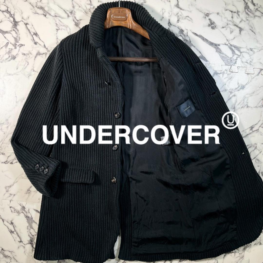 ✨定価12.9万✨UNDERCOVER ニット チェスターコート 2/M 黒