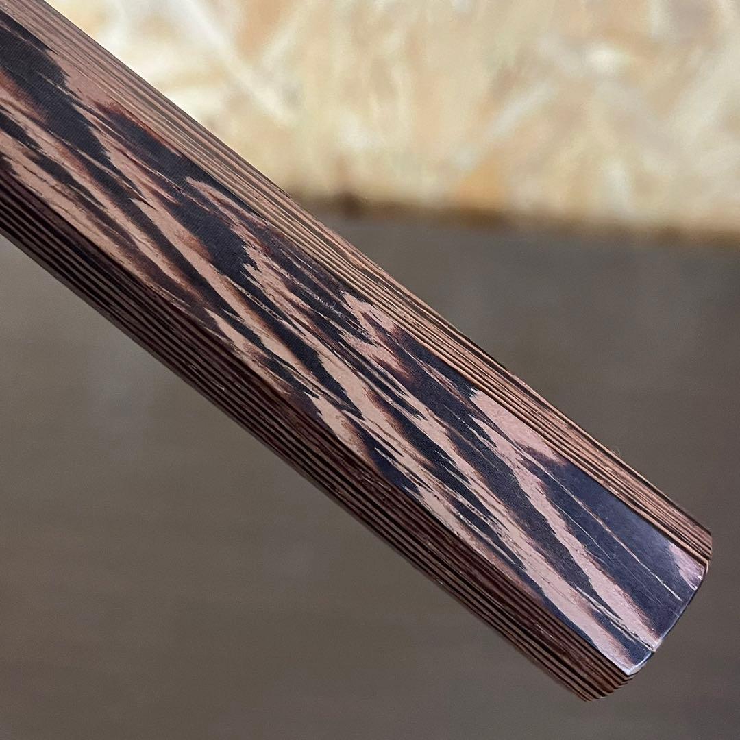 【美品】堺孝行 黒影 VG-10 牛刀 210mm フッ素加工 黒 包丁