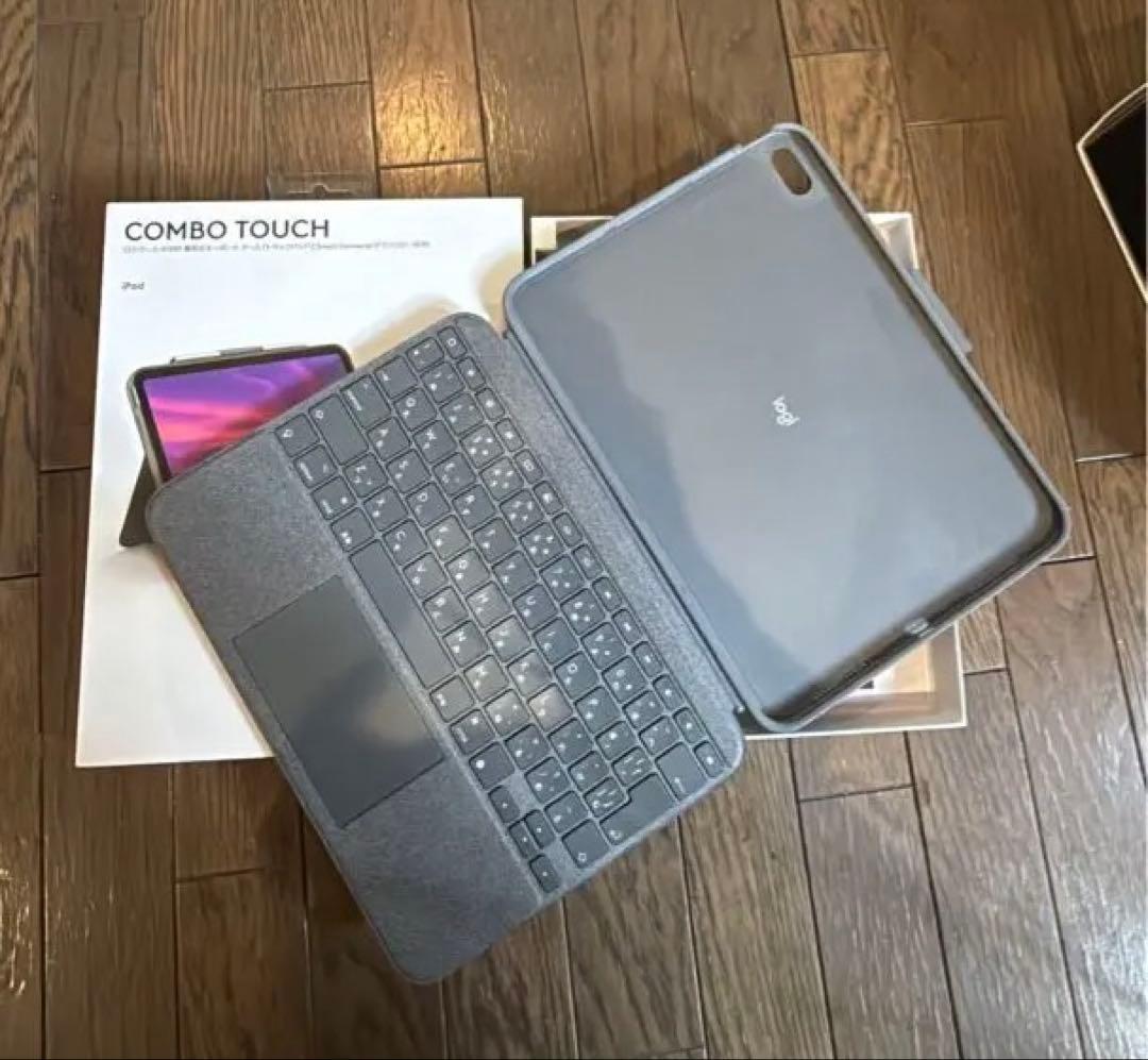 極美品　Logicool 早いもの勝ち　COMBO TOUCH iPadケース