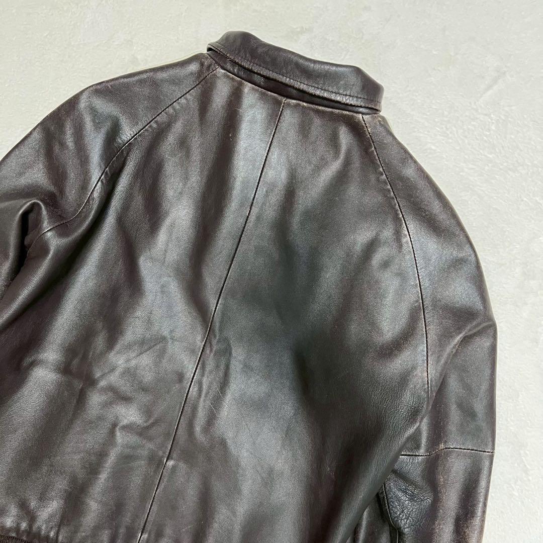 Schott ショット ラムレザー トラックジャケット トラッカー 羊革