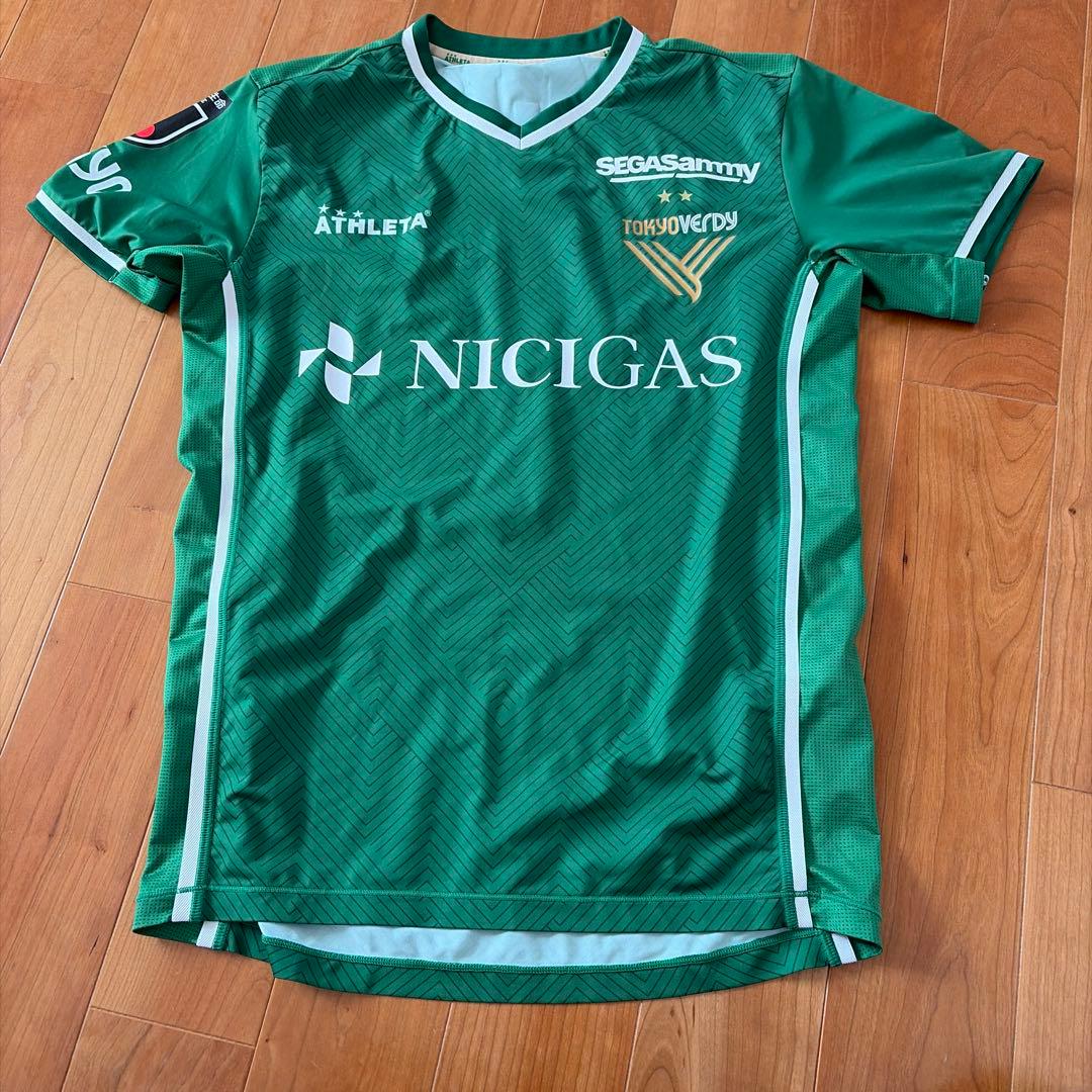 ヴェルディオーセンティックATHLETA 緑色 サッカーシャツ MJS