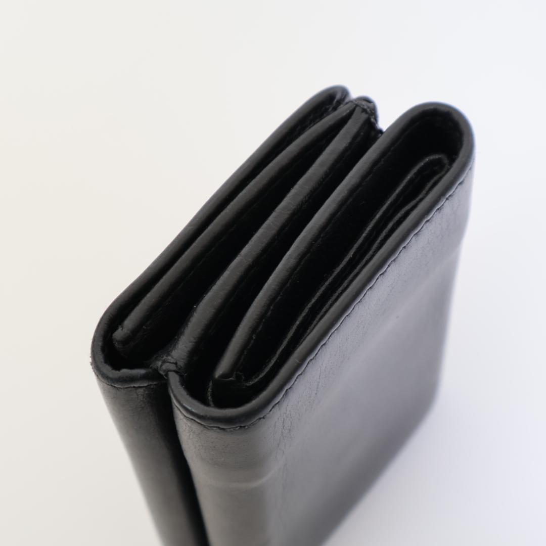 BALENCIAGA 三つ折り財布 551921 レッドロゴ 付属品付 伊勢丹