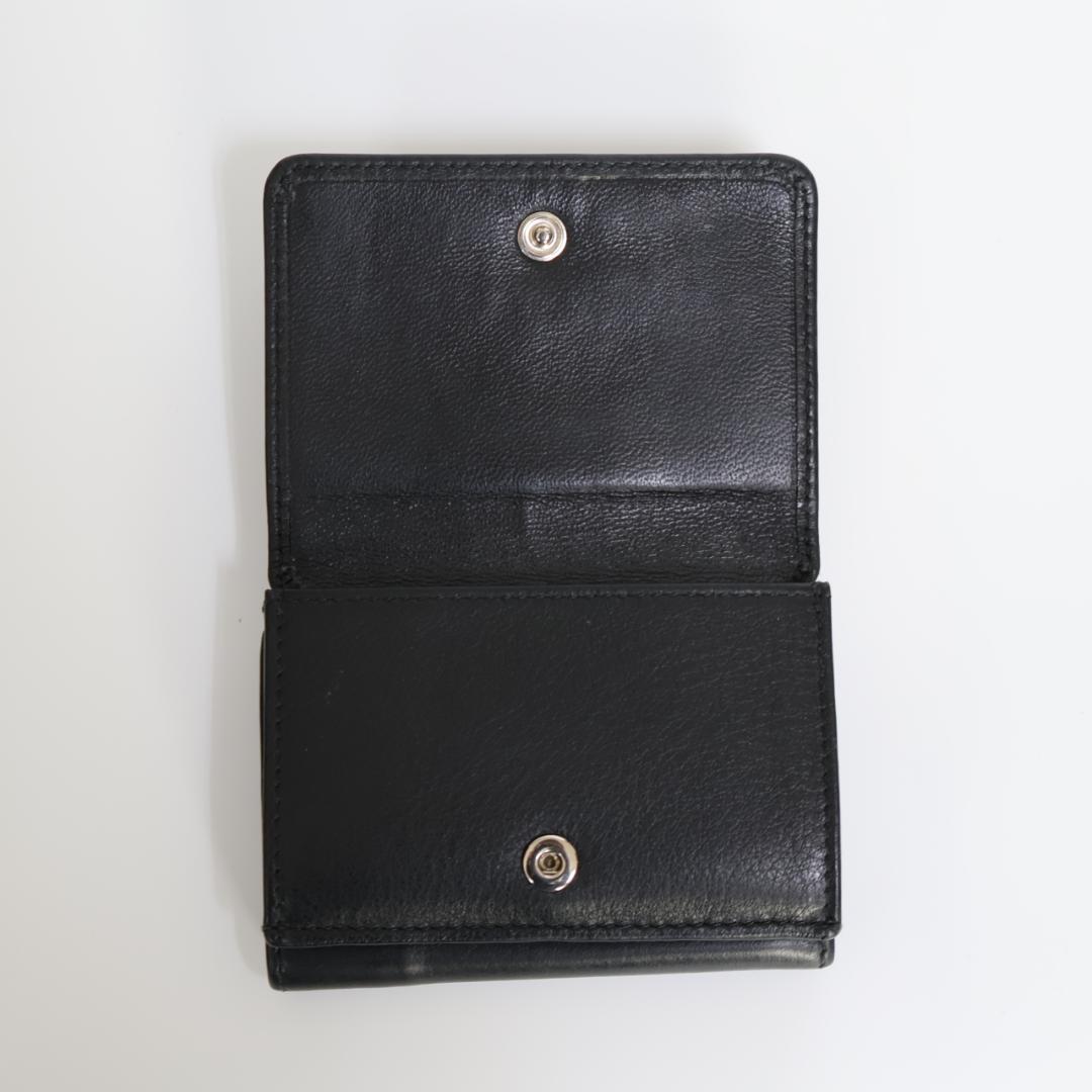 BALENCIAGA 三つ折り財布 551921 レッドロゴ 付属品付 伊勢丹