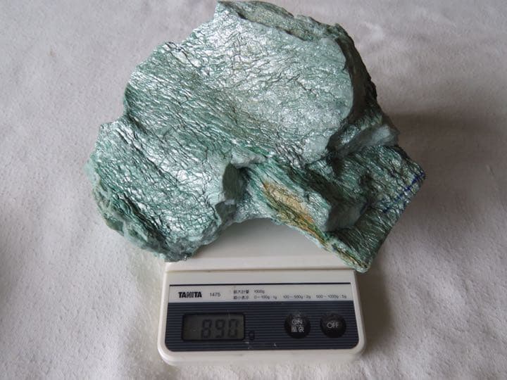 フックサイト クロム雲母 グリーン雲母 原石台付