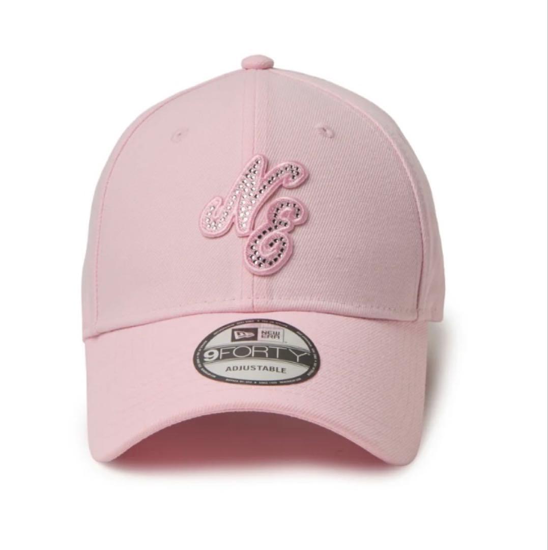9FORTY Rhinestone ラインストーン クラシックロゴ ピンク