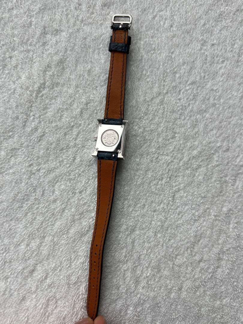 エルメスHERMES HH1.130 Hウォッチミニ ダイヤベゼル 11Pダイヤ