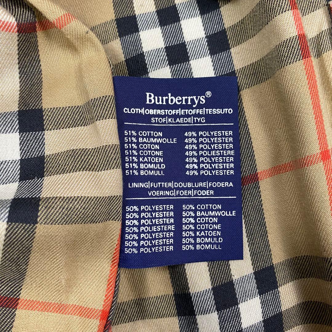英国製✨Burberrys トレンチコート ライナー ベルト ノバチェック L