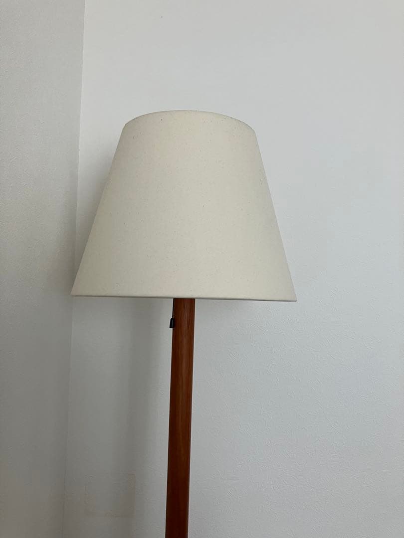 ビンテージ チーク フロアライト 動作確認済