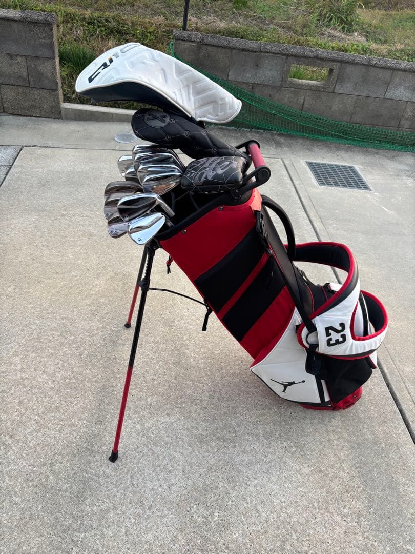 希少JORDAN キャディバッグ テーラーメイド クラブセット