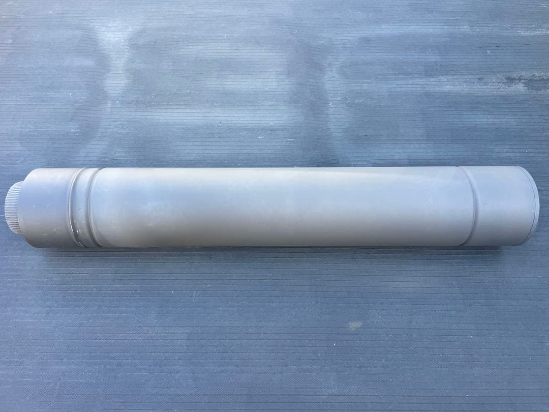 ホンマ 製作所 二重煙突 黒耐熱 106mm