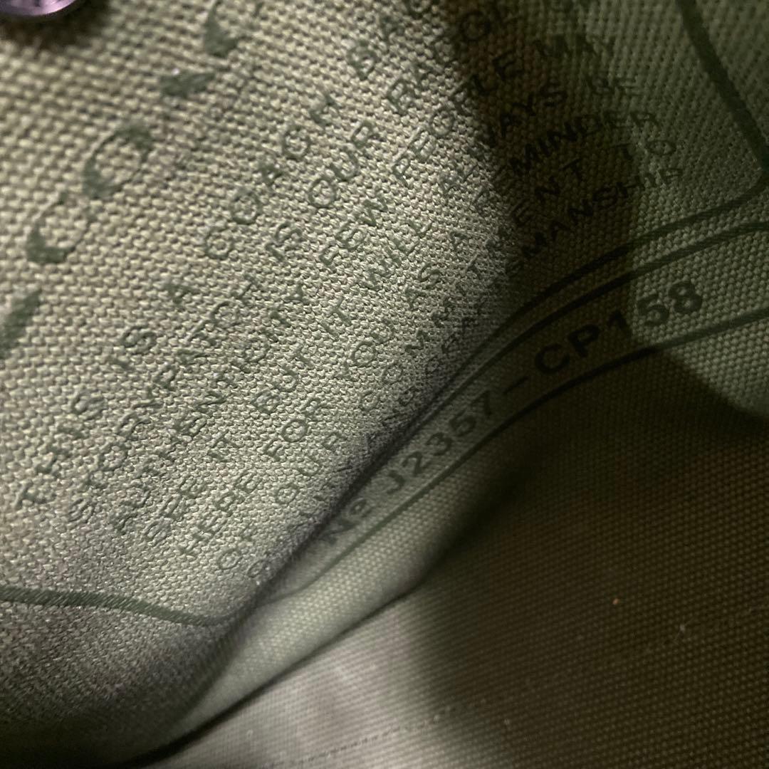 COACH コーチ　カーゴトートバッグ　ショルダーストラップ付き