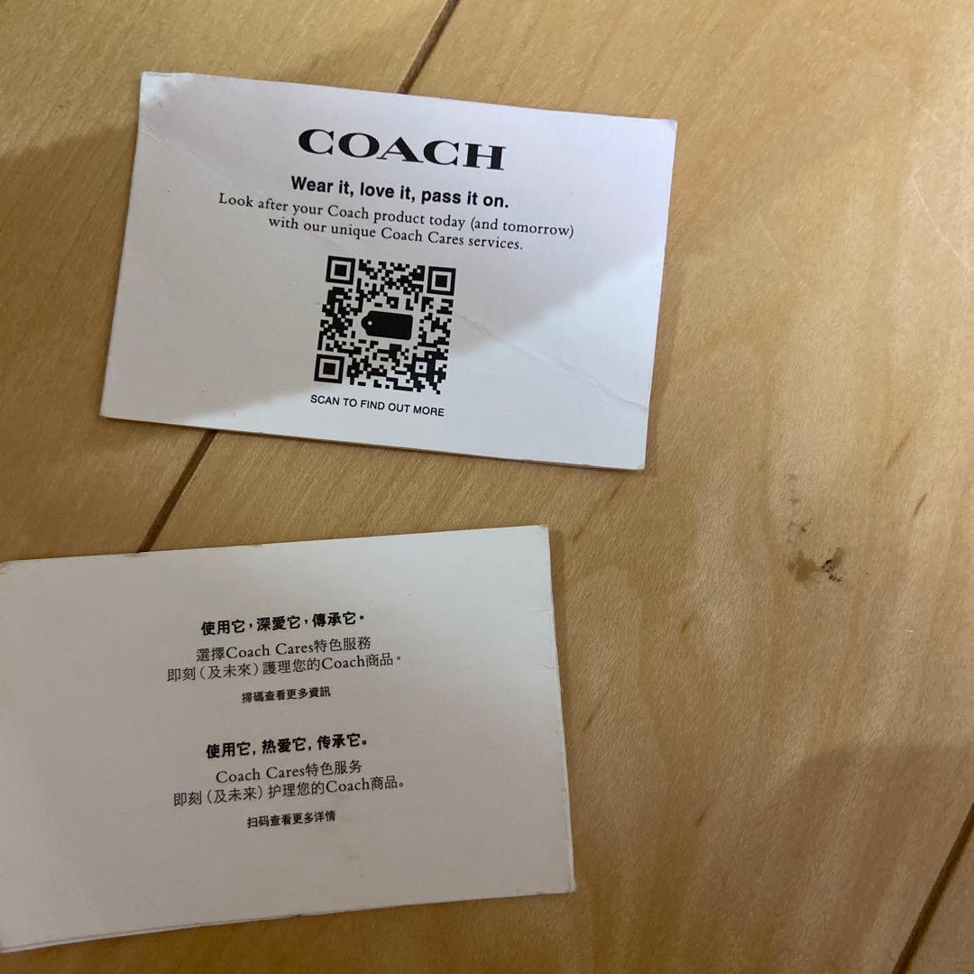 COACH コーチ　カーゴトートバッグ　ショルダーストラップ付き