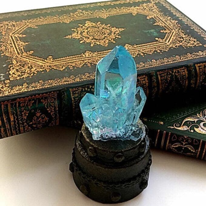 小さな鉱石ランプ/キャンドルクォーツ LED