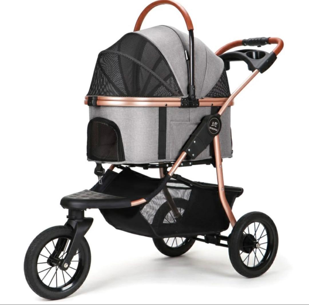 SKISOPGO ペットバギー 3輪タイプ ペットカート 分離型 犬用カート