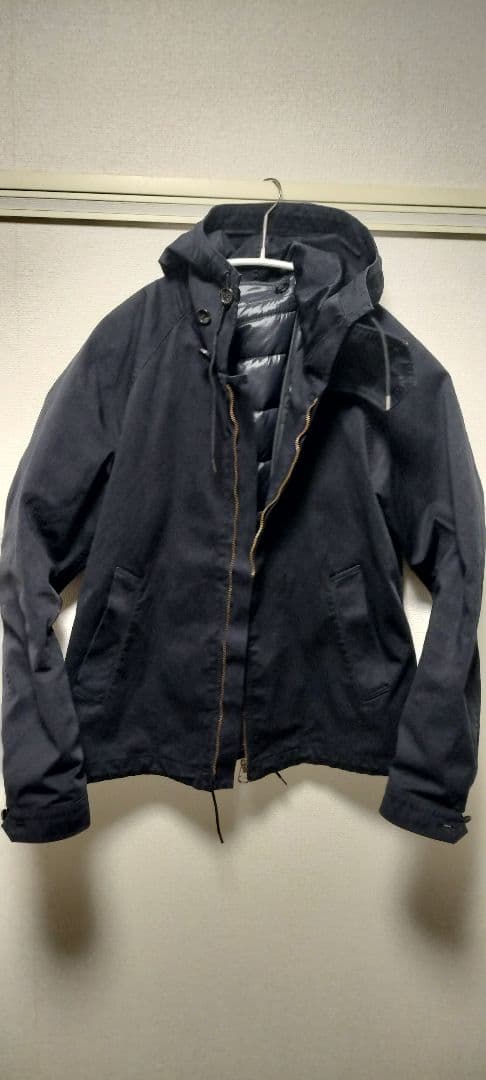 TEN-C ANORAK 黒　サイズ48 ライナーダウン付