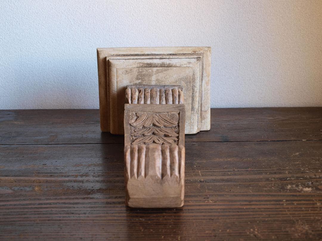 ssx2673___木彫刻 コーベル コンソールウォールシェルフ/K049