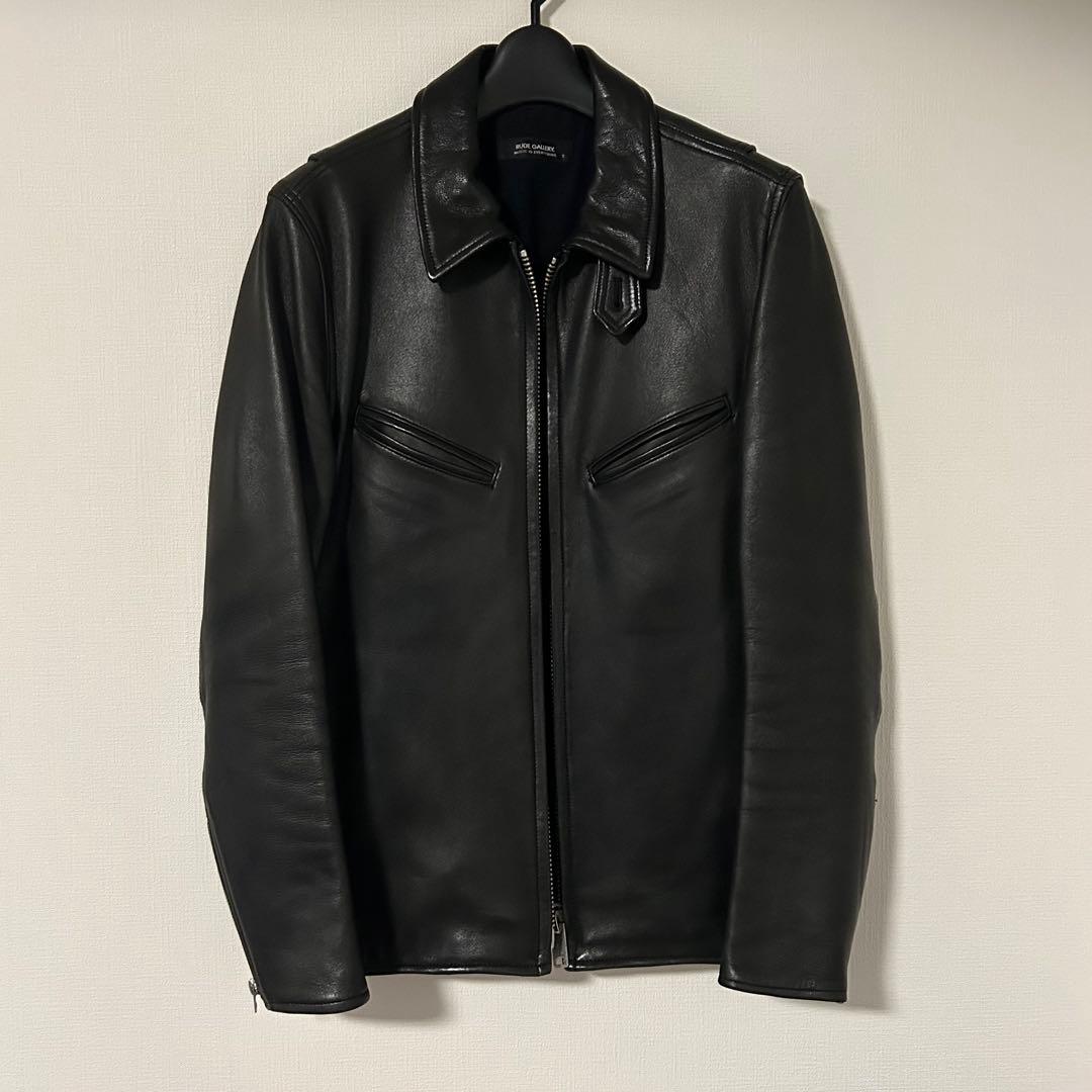 ルードギャラリー ライダースジャケット シングル シープスキン