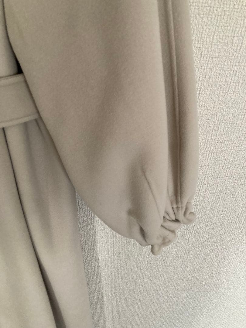 Noble リバーパフガウンコート ベージュ 新品