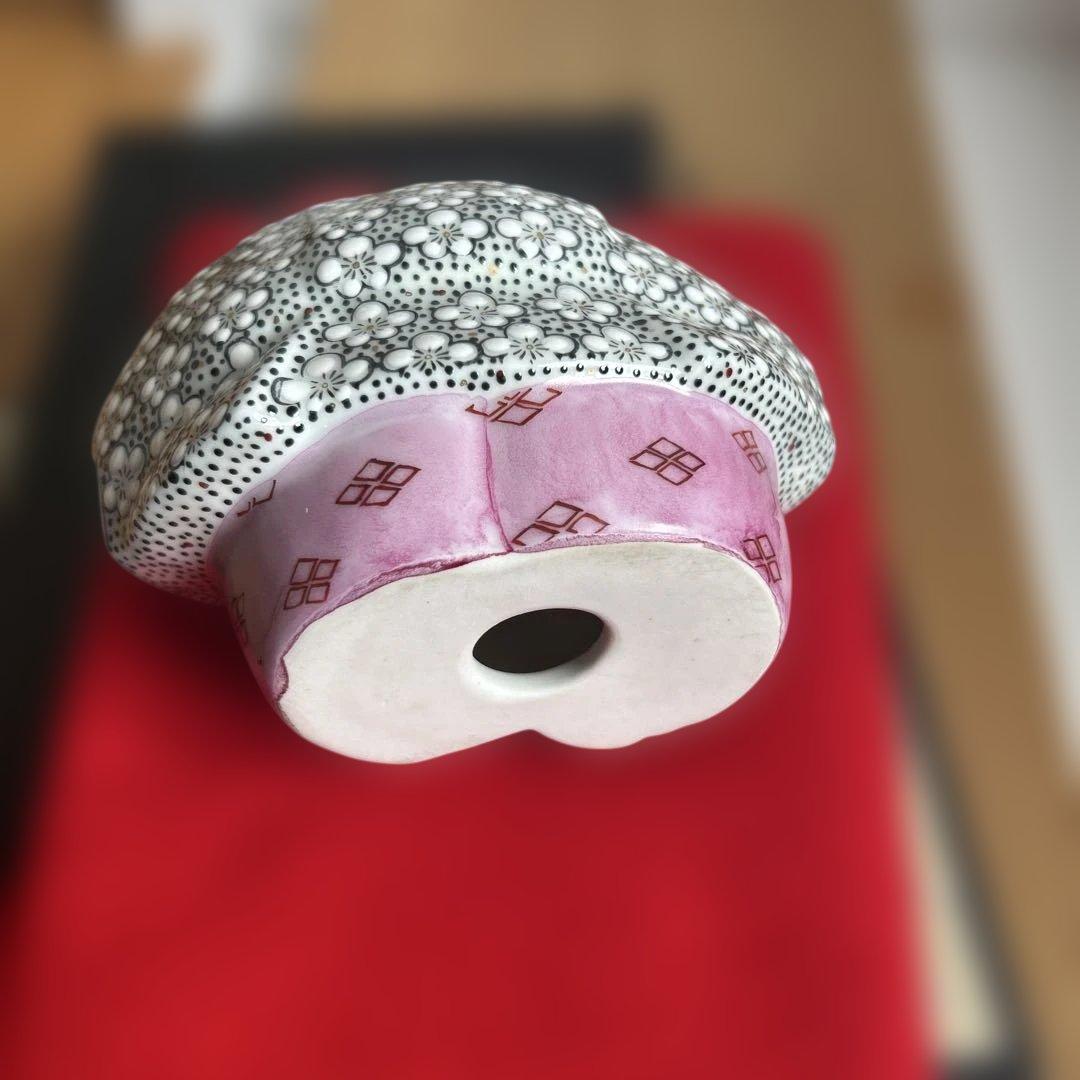 【美品】源氏雛 伊万里焼 陶器人形 萬太郎作