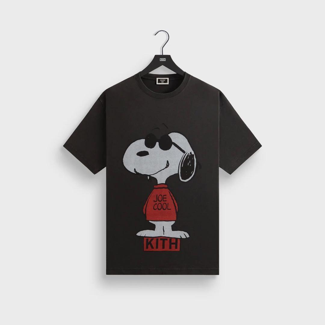 スヌーピー ジョークール Tシャツ M ブラック KITH