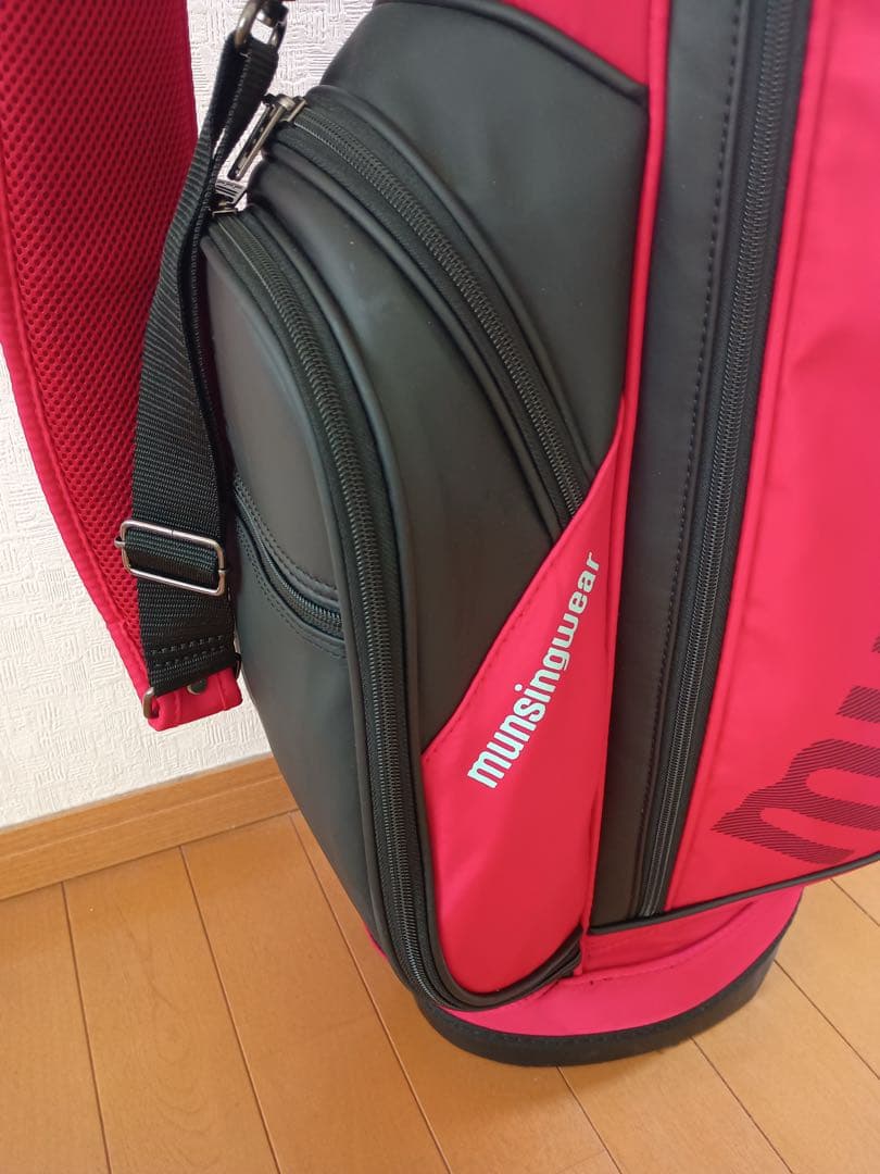 美品 munsingwear ゴルフバッグ スタンド付
