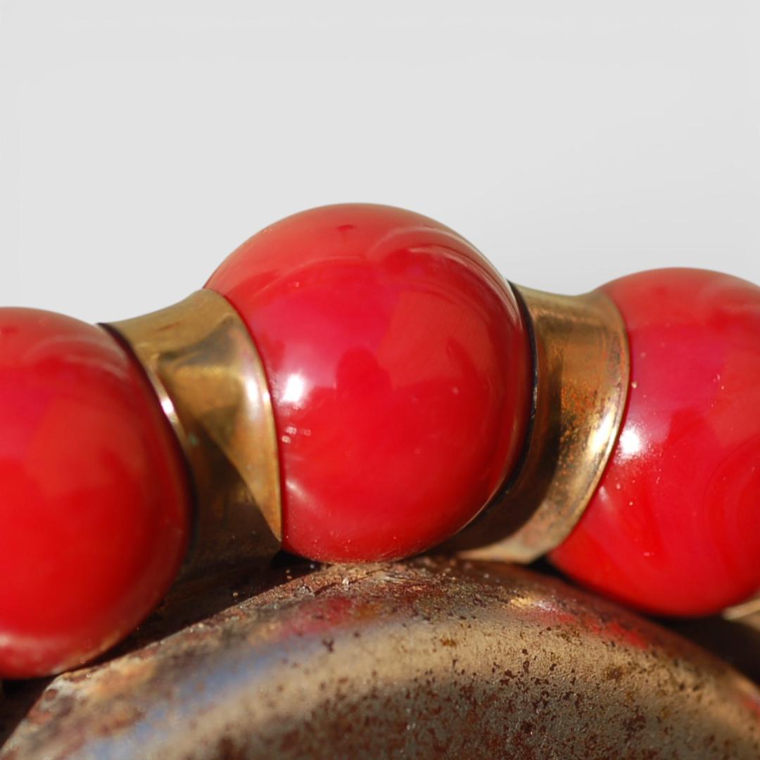 K3789 Antique 1930's FISHERS ジュエリートレイ