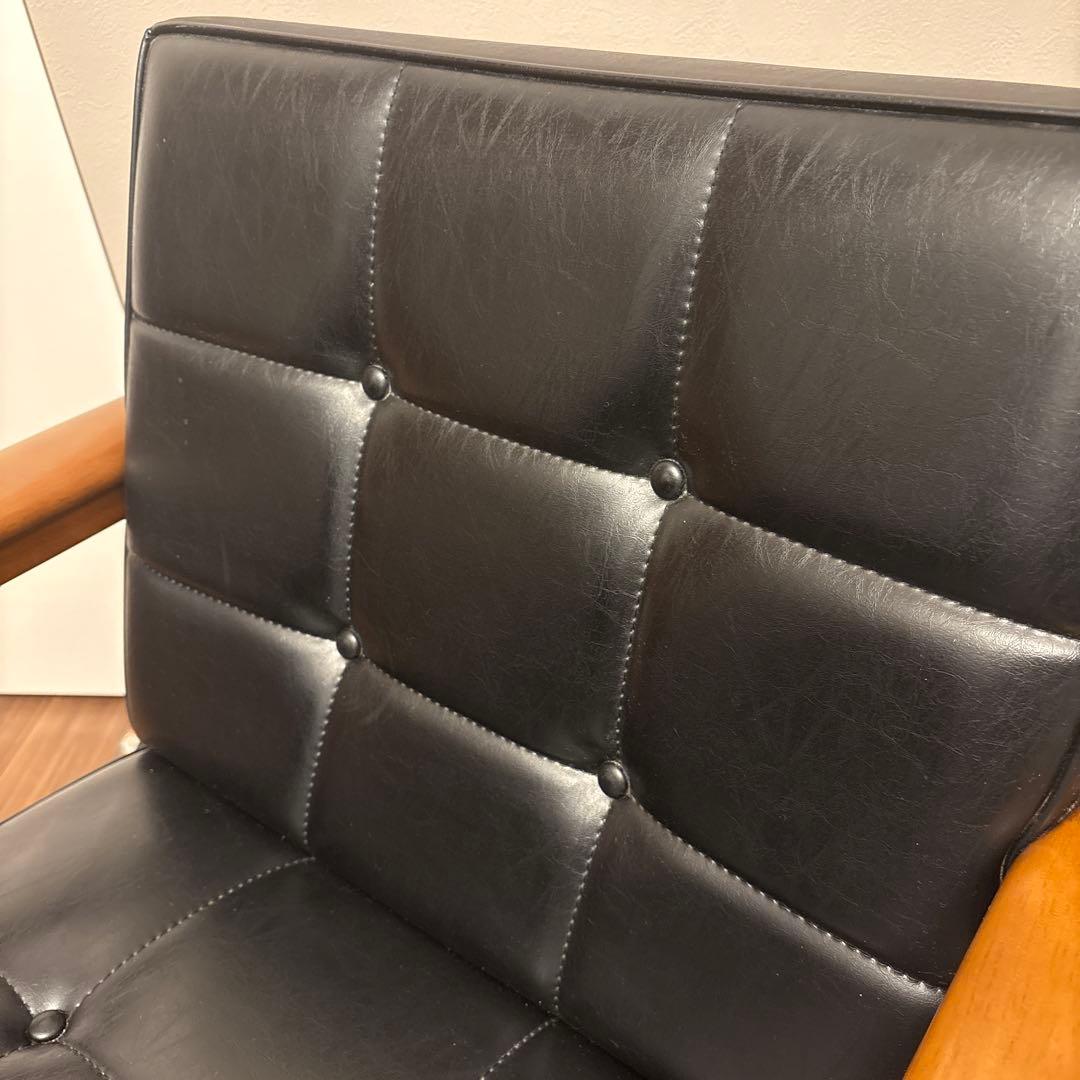 カリモク60 Kチェア 1シーター スタンダードブラック W36170BW