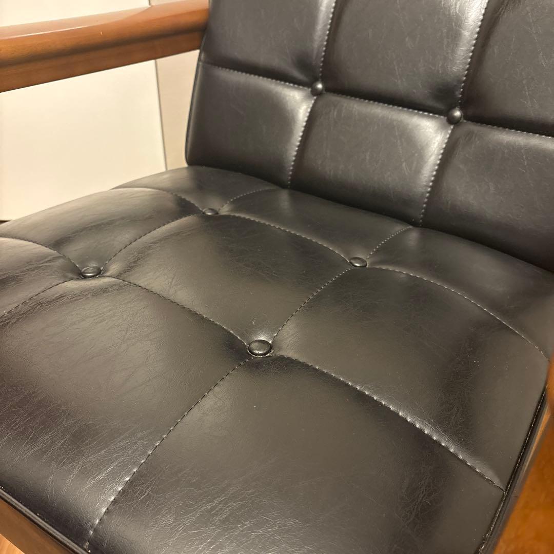 カリモク60 Kチェア 1シーター スタンダードブラック W36170BW