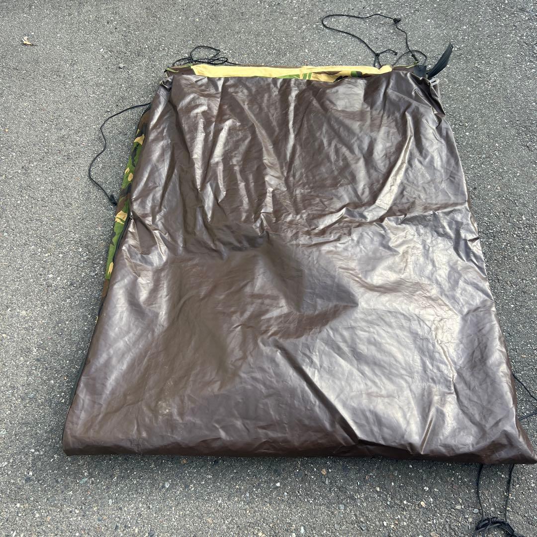 オランダ軍　迷彩テント ロール式収納