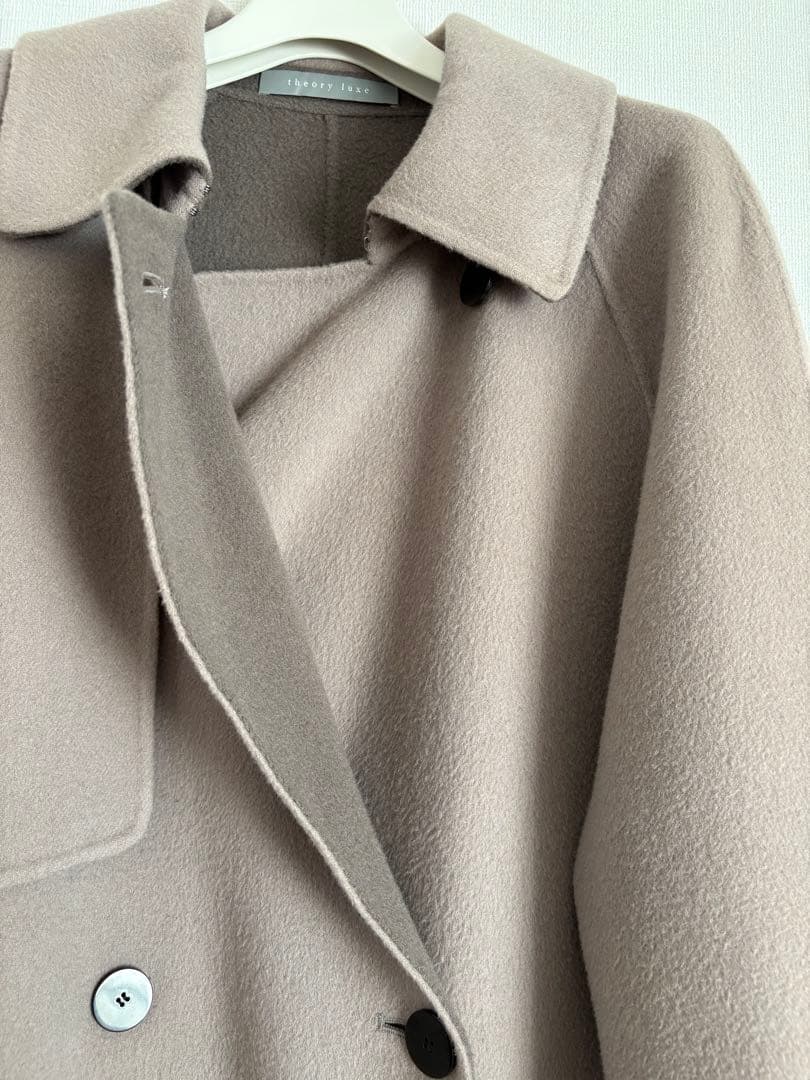 Theory Luxe 2022AWウールカシミヤトレンチ風ロングコート