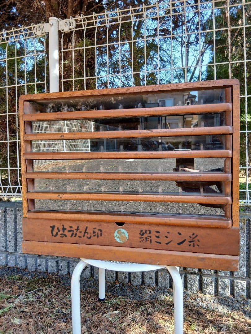 昭和レトロ　ひょうたん印　ミシン糸入れ 販売店用　アンティーク