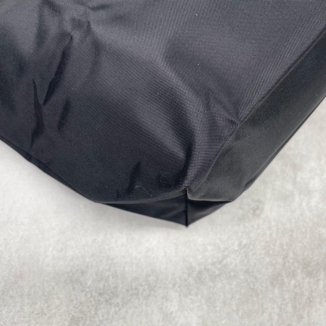 美品✨ロンシャン プリアージュ M トートバッグ ナイロン×レザー 肩掛け 黒