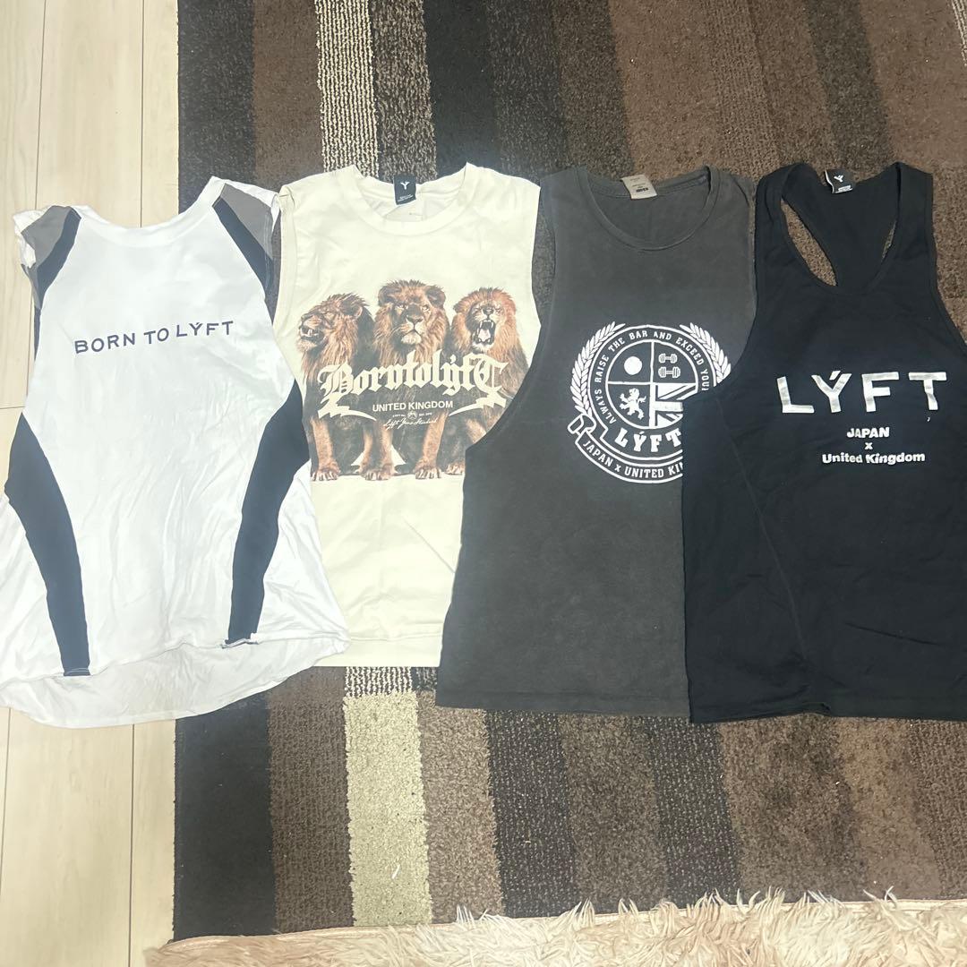 LYFT BORN TO LYFT タンクトップ Mサイズ　Ｌサイズ4点セット