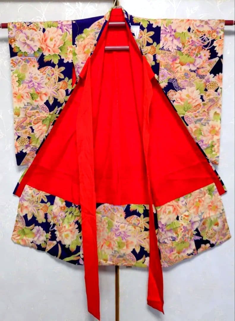 RK401アンティーク子供着物着丈91センチ裄丈38センチめちゃくちゃ綺麗美品