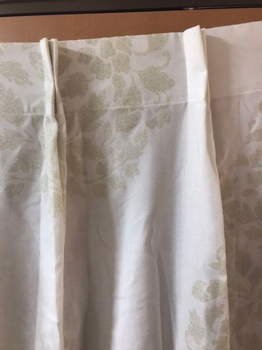 フランフラン　カーテン白　2枚組